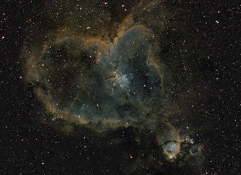 20200307-20200308 IC 1805, or Heart Nebula